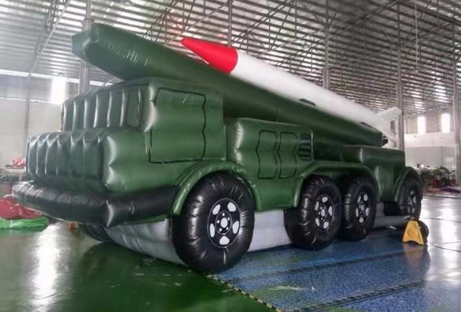 灵寿迷彩导弹车